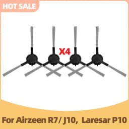 Compatible For Airzeen R7/ J10, Laresar P10 Vacuum Parts Main Side Brush Filter Mop Cloth Replacement Accessories