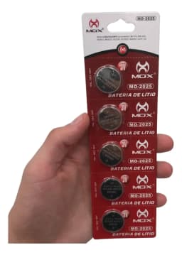 Cartde C/ 5 Mox Lithium Battery Mox-2025 3v Cr2025