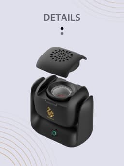 Rotatable Electronic Incense Burner New Rotational Aroma Machine High Quality Arabian Censer USB Rechargeable Gift Set