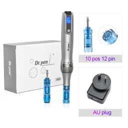 Dr. Pen M8S Microneedling Pen with 12 Replacement Cartridges Wireless Derma Microneedle Pen Kit ≤0.25mm Needle Skin Care Tool
