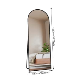 Rosahqnda Full Length Mirror 53x162cm Standing Mirror,Wall Mounted, Leanning, Floor Mirror,Full Body as Dressing Vanity Mirror