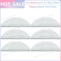 Fit for Roborock S7 Max Ultra Q100TSC Parts Main Roller Side Brush Hepa Filter Mop Pad Cloth Dust Bag Replacement Accessories