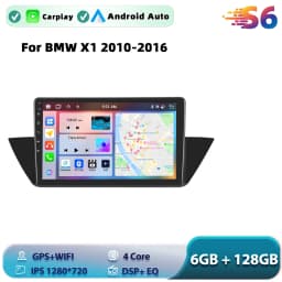 Podofo Android Car Radio For BMW X1 2010-2016 Carplay Android Auto Multimedia Player GPS Navigation RDS Head Unit