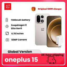 Original Oneplus 15 Ai 5g Smartphone Snapdragon 8 Elite Gen5 7300Mah Battery 4K 120 Fps Dolby Vision Video Ip68 with 120W Charger