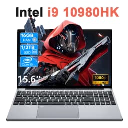 New Intel i9-10980HK/9900U Laptop Computer PC Windows 11 Backlit Keyboad Notebook 16GB RAM 1TB SSD 15.6" Office Study Computers