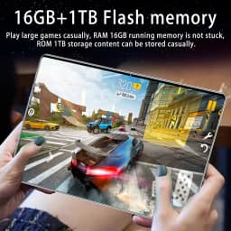 Original 5G Pad 16GB Ram 1TB Rom 10.36inch 20000mAh Android13 Bluetooth 14core WIFI Office GPS HD Tablet with keyboard
