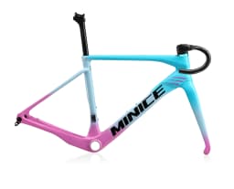 Minice Aerodynamic EPS Molded Carbon Frame Disc Brake Max 700*32C AERO Road Bicycle Frameset BSA Full Internal Cable Handlebar DI2 Mechanical