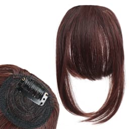 Synthetic Bangs Clip-in Hair Extensions Thick Bangs Hairpieces for Women Daily Heat Resistant Fake Bangs