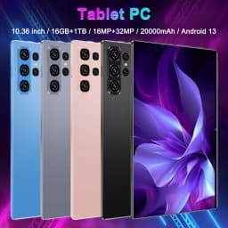 5G Global Version Pad 20000mAh 10.36 Inch Android 13 16GB+1TB 16MP+32MP WPS+5G WiFi Bluetooth Dual SIM Phone Call Tablet