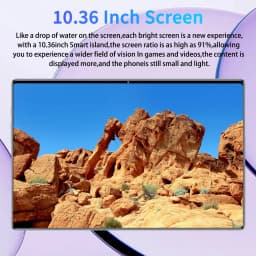 2026 New Tablet Android 13 12000mAh Large Battery 16MP+32MP Camera 10 Core 5G WiFi Portable 16GB RAM 1TB ROM For Ebook Reading
