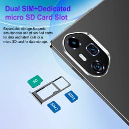 2026 New Android 13 Tablet 12000mAh Large Battery 16GB RAM 1TB ROM 10 Core Processor 5G WiFi Portable 16MP+32MP Camera For Home Entertainment And Casual Reading