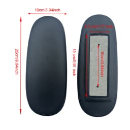 1 Pairs Gaming Chair Armrest Arm Pads Replacement Soft Support Armrest Accessories Computer Chair Armrest Caps Left and Right