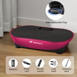 MERACH Vibration Plate for Weight Loss & Shaping 99 Speed Levels, Enhanced Vibration, Bluetooth Speaker, LED Touchscreen