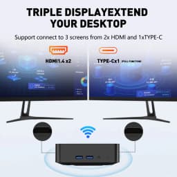 2026 Mini PC Computer Windows 11 Pro Intel Core i9 10980HK/i3 6100 Pocket PC Gamer 16GB RAM 512GB 1TB SSD WIFI 6 BT5.2 4K HD Portabke Mini Gaming Pc Desktop