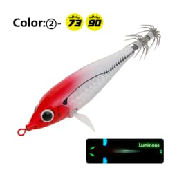 LETOYO 73/90mm floating squid lures luminous squid jig Artificial bait for cuttlefish webfoot octopus sea fishing lures