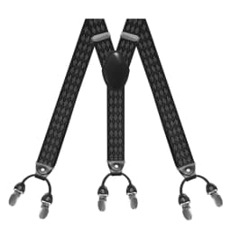 Suspenders for Men 3.5cm Wide Y Shaped 6 Metal Clips Adjustable Elastic Trouser Braces Strap Belts Wedding Party Formal Casual