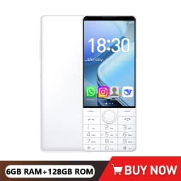 UNIWA DOOV R70 4G Smart Touch Screen Keypad Mobile Phone Android 14 4 Inch 6GB RAM+128GB ROM 2120mAh Whatsapp Russian keyboard