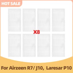 Compatible For Airzeen R7/ J10, Laresar P10 Vacuum Parts Main Side Brush Filter Mop Cloth Replacement Accessories