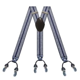 Suspenders for Men 3.5cm Wide Y Shaped 6 Metal Clips Adjustable Elastic Trouser Braces Strap Belts Wedding Party Formal Casual