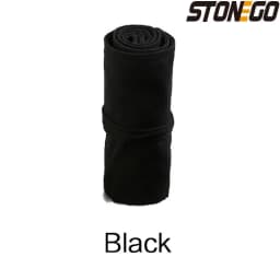 STONEGO 48/72 Holes Canvas Wrap Roll Up Pencil Pen Bag Holder Case Storage Pouch