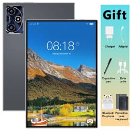 2026 New 10.36 Inch Pad Tablet PC Android 13.0 16GB RAM 1TB ROM 12000mAh 14 Core 5G Dual SIM Bluetooth GPS With Keyboard