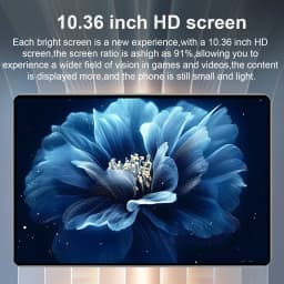 10.36 Inch HD 5G Tablet 2025 Android 13 16GB RAM 1TB ROM 12000mAh 10 Core Dual SIM WiFi GPS WPS Dual Camera With Keyboard