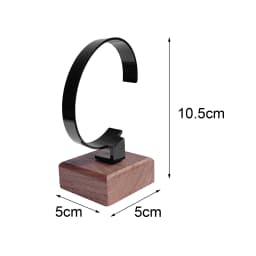 Multifunctional Watch Display Stand Tool Stable Wooden Base Jewelry Bracelet Bangle Display Rack Wrist Watch Holder for Counter