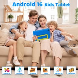 BUFO KT1016 10.1 Inch A523 Octa Core Tablet 24GB RAM 128GB ROM Android 15 1280*800 LCD Screen 5000mAh Battery Dual Camera 1TB TF Expand Type-C Charging Portable Tablet for Study Work Entertainment