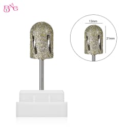BNG Diamond Pedicure Cone Bit for Cracked Skin Corns Callus Removal Feet Filing Tool 3/32" Rotary Burrs Nail Pedicure Drill Bits