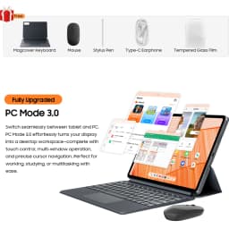 Blackview MEGA 12 Tablet PC 5G Dimensity 7200 12.2" 2.4K 120Hz Display IP69K Waterproof Tablets 50MP 10000mAh Pad PC For Study /Work