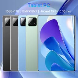 2026 New 10.36 Inch Pad Tablet PC Android 13.0 16GB RAM 1TB ROM 12000mAh 14 Core 5G Dual SIM Bluetooth GPS With Keyboard