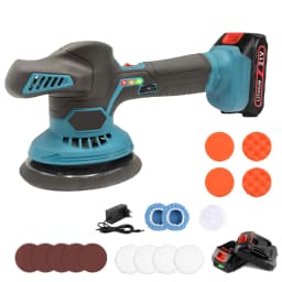 OWJHE Cordless Car Polisher 6 Gears Adjustable Auto Electric Waxing Sanding Sealing Glaze Power Tool Fit Makita 21v Battery Pin