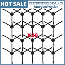 Fit For Dreame D9 / D9 Max / L10 Pro / Trouver LDS Finder RLS3 Parts Roller Side Brush Hepa Filter Mop Cloth Dusbin Water Tank