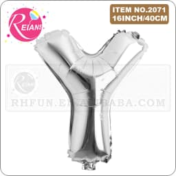 16 Inch Silver Alphabet Number Letters Balloons Birthday Party Decorations Kids Foil Balloon New Year Party Wedding Decoration