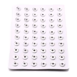 2022 New High Quality Snap Jewelry Display Board Fit 18mm Snap Buttons Jewelry Black Flannel PVC Snap Display Holder