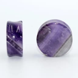 1PAIR Stone Ear Plug Tunnel Ear Piercings Earring Gauges Helix Piercing Ear Stretcher Ear Plugs Body Piercing Jewelry6mm-25mm