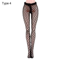 Doll Silk Stockings Mini Fishnet Tights Dolls Accessories Miniature Pantyhose Toys Panty hose Elastic leggings Bottoms Socks