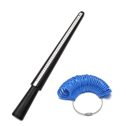 Professional Measuring Gauge Finger Bracelet UK/US Official Ring Stick Sizer Mandrel Gauge Ring For DIY Jewelry Measure Tools