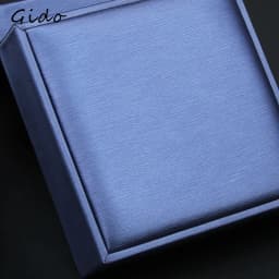New Satin cloth jewelry box Gold PU Leather Ring Box Bracelet Necklace Box Pendant Gift Box For Jewelry Wedding Gift Box