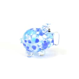 Different Styles Murano Glass Pig Mini Figurines Cute Tiny Animal Craft Ornaments Home Table Fairy Garden Room Kawaii Decoration