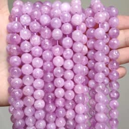 Natural Stone Beads 4 6 8 10mm Turuoqises Lava Amazonite Agates Amethysts Round Beads for Jewelry Making DIY Handmad Bracelet
