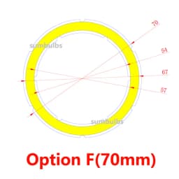 2W-12W Angel Eyes LED COB Light Source Annual Shape 12V DC 20mm-120mm COB Ring LED Cold Warm White Light Source for DIY Bulb