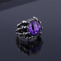 4 Style Fashion Creative Evil Eye Rings for Men Women Personality Male Punk Ring Jewelry Men's Bar Night Club Accessories Gifts