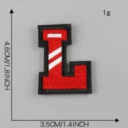A-Z Letter Patches on Clothes magic paste Patch Military Biker Embroidery Clothing Sticker Applique 26pc Alphabet Diy Logo Brand