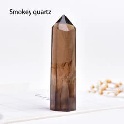 7-8cm Natural Crystal Point Quartz Rainbow Wand Crystal Column Rose Quartz Rock Mineral Specimen Home Decor Reiki Healing stone