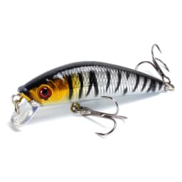 1PCS Laser Hard Crankbait Slow Sinking Fishing Lures 7cm 8.2g Pesca Japan Artificial Plastic Bait Wobbler Pike Fishing Tackle