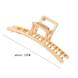 Multi Style Gold Metal Hair Claw Clips Hollow Geometric Butterfly Jaw Clips Strong Hold Non Slip Hair Crab Clamp for Women Thick