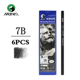 Maries Professional Sketch Pencil Drawing HB 2H B 2B 3B 4B 5B 6B 7B 8B 10B 12B 14B Soft Medium Hard Charcoal Art Stationery
