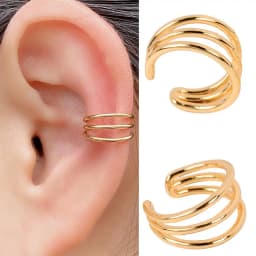 Fashion Ear Cuff Clip Earring Without Piercing Gold Silver Color Star Heart Chain Geometry Cartilage Earcuff Women Party Jewelry