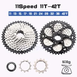 SUNSHINE MTB Cassette Shimano Deore M5100 11 Speed 52T 50T 46T 42T Mountain Bike 11V K7 42T 51T 11S Sprocket Bicycle Ratchet